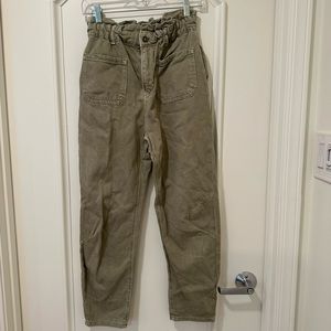 Zara paper bag pants